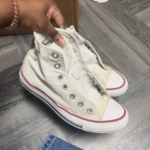 White high top converse
